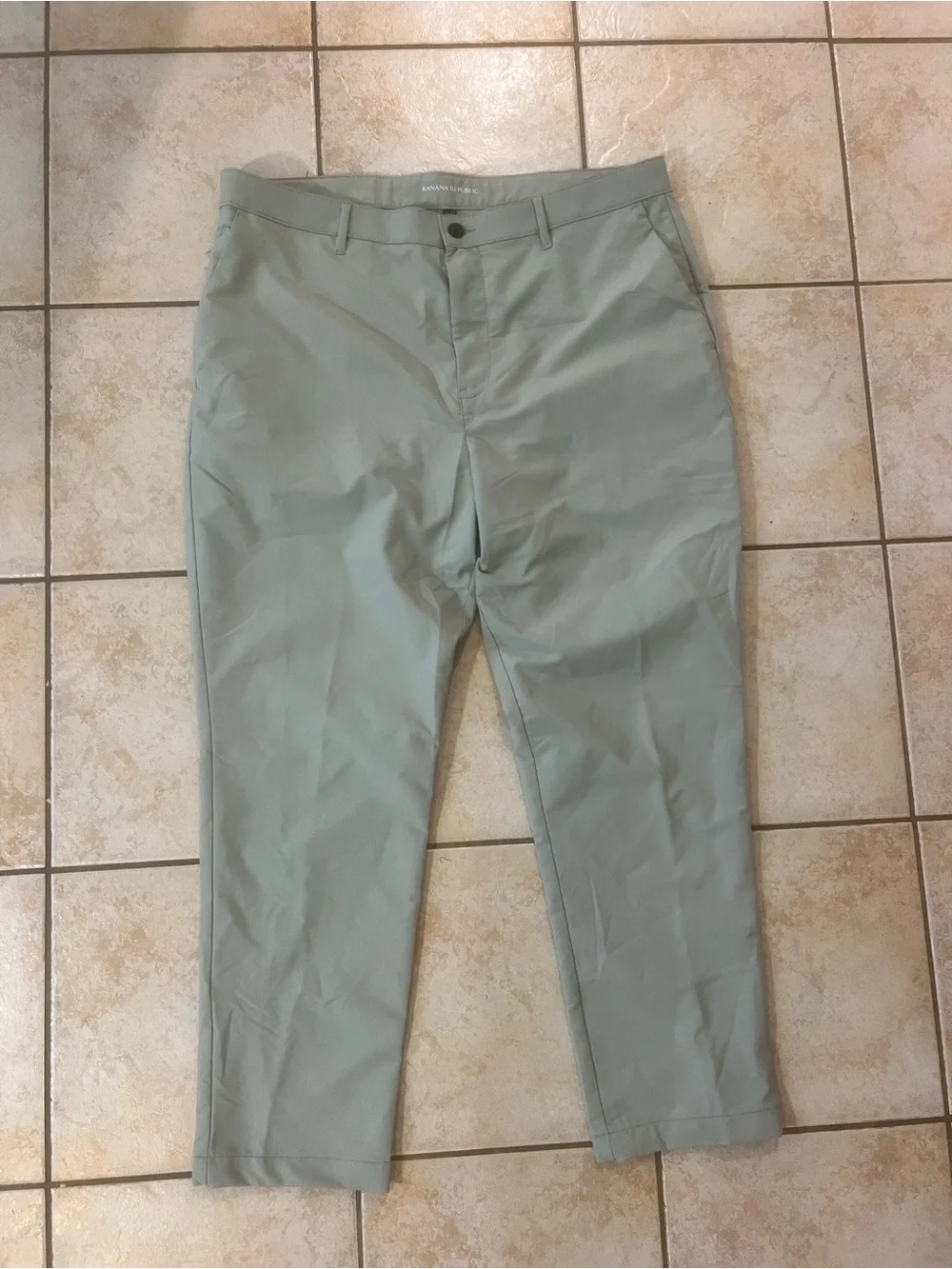 NWT Banana Republic Men's ‘London Fog’ Gray Commuter Pants, Wz 40x30